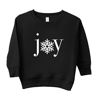 Joy Snowflake Youth Ultra-Soft Graphic Sweatshirt