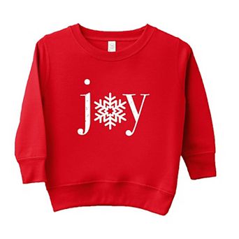 Joy Snowflake Youth Ultra-Soft Graphic Sweatshirt