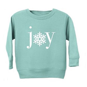 Joy Snowflake Youth Ultra-Soft Graphic Sweatshirt