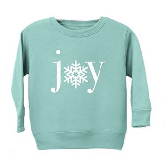Joy Snowflake Youth Ultra-Soft Graphic Sweatshirt