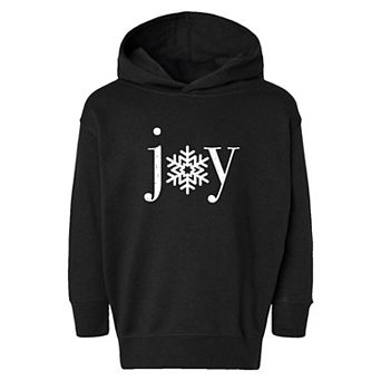 Joy Snowflake Toddler Graphic Hoodie