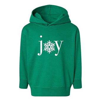 Joy Snowflake Toddler Graphic Hoodie