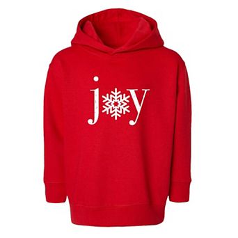 Joy Snowflake Toddler Graphic Hoodie