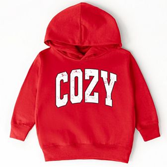 Cozy Worn Varsity - Toddler Hoodie