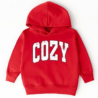 Cozy Worn Varsity - Toddler Hoodie