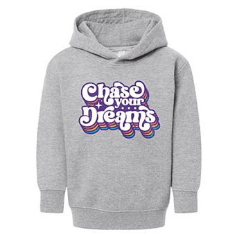 Chase Your Dreams Retro Toddler Graphic Hoodie