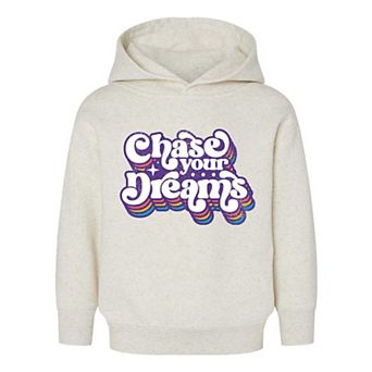 Chase Your Dreams Retro Toddler Graphic Hoodie