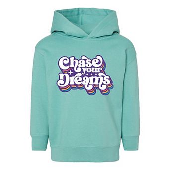 Chase Your Dreams Retro Toddler Graphic Hoodie