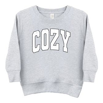 Cozy Worn Varsity - Kids Toddler Sweatshirt
