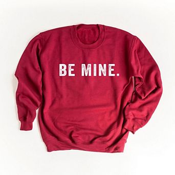 Be Mine Block Sweatshirt