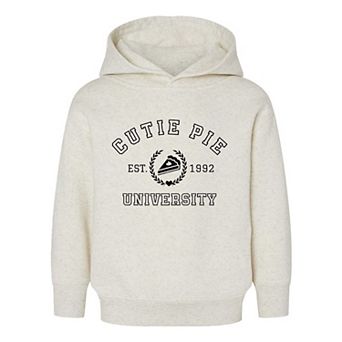 Cutie Pie University Toddler Graphic Hoodie