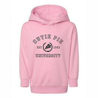 Cutie Pie University Toddler Graphic Hoodie