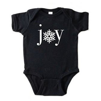 Joy Snowflake Baby Bodysuit