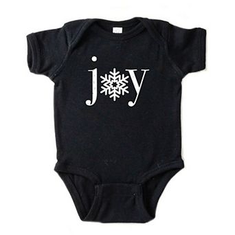 Joy Snowflake Baby Bodysuit