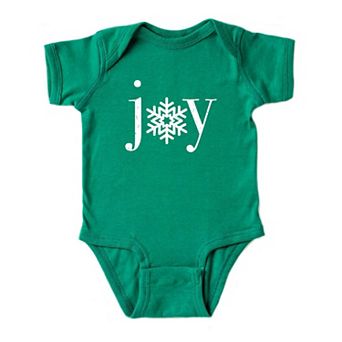 Joy Snowflake Baby Bodysuit