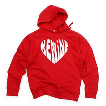 Be Mine Distressed Heart Hoodie