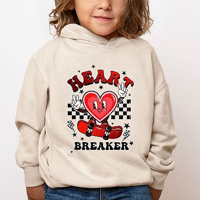 Heart Breaker Skater Toddler Graphic Hoodie
