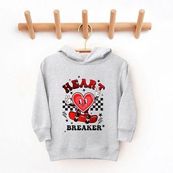 Heart Breaker Skater Toddler Graphic Hoodie