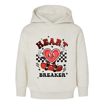 Heart Breaker Skater Toddler Graphic Hoodie