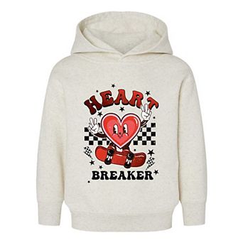 Heart Breaker Skater Toddler Graphic Hoodie