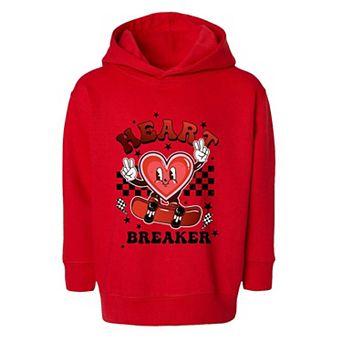 Heart Breaker Skater Toddler Graphic Hoodie