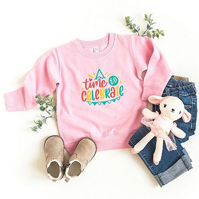 Time To Celebrate Toddler Graphic Sweatshirt