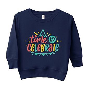 Time To Celebrate Toddler Graphic Sweatshirt