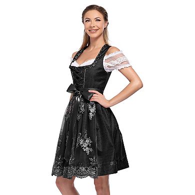 Women's German Dirndl Dress Oktoberfest Costume Dresses for Bavarian Oktoberfest Festival