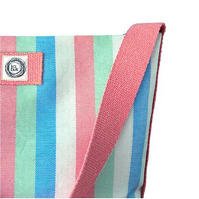 Reusable Large Shopping Bags, Colorful Planet Earth Friendly, Handmade Bag For Work