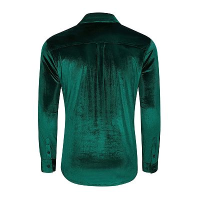 green velvet dress shirt LINDEN WOVEN LINEN BUTTON-UP SHIRT – Velvet by Graham & Spencer main image 1