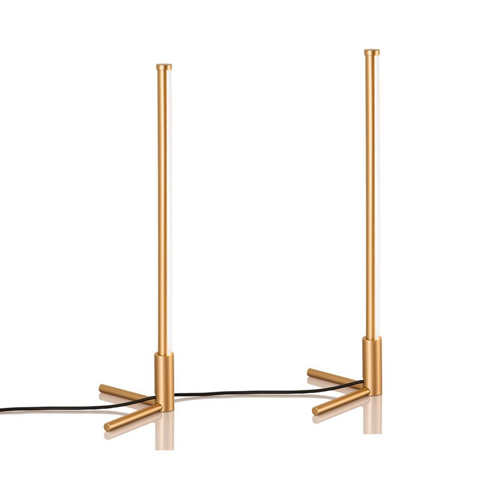 Set of 2 Rgbcw Corner Table Lamp