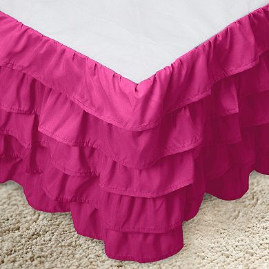Elegant Comfort Multi-Ruffle Bed Skirt - Classy Bedskirt