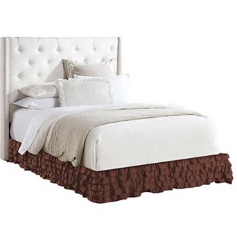 Elegant Comfort Multi-Ruffle Bed Skirt - Classy Bedskirt