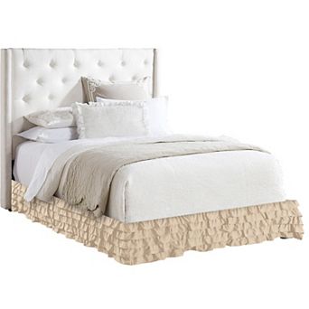 Elegant Comfort Multi-Ruffle Bed Skirt - Classy Bedskirt