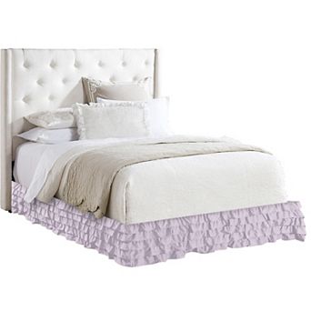Elegant Comfort Multi-Ruffle Bed Skirt - Classy Bedskirt