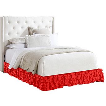Elegant Comfort Multi-Ruffle Bed Skirt - Classy Bedskirt