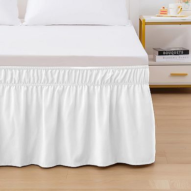 Elegant Comfort Ruffle Bed Skirt - Around Style Elastic Bed Wrap