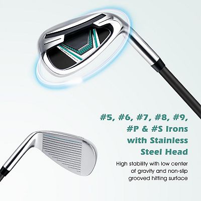 11 Pieces Complete Golf Club Package Set