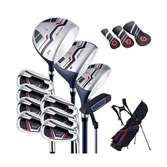 11 pc Complete Golf Club Package Set
