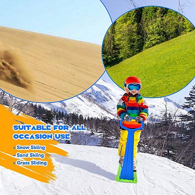 1-Rider Snow Scooter with Grip Handle