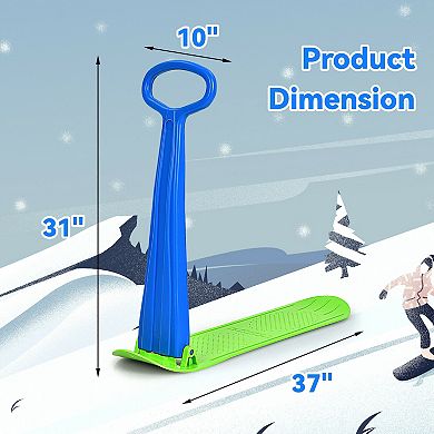 1-Rider Snow Scooter with Grip Handle