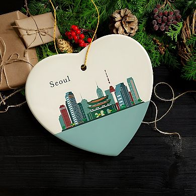 Seoul Christmas Ornament, Capital of South Korea Christmas Decoration