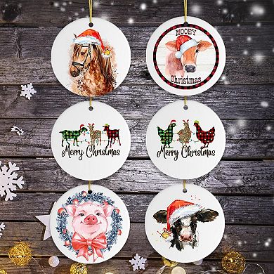 Farm Animal Mega Christmas Ornament Bundle