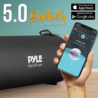 Pyle Wireless Portable Bluetooth Boombox Speaker