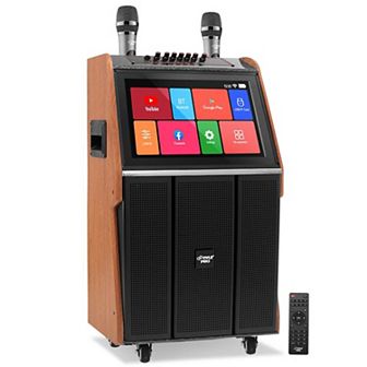 Pyle 15.4" Portable Wireless BT Streaming Loudspeaker Karaoke Machine