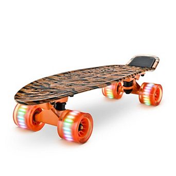 6'' PP Deck Skateboard - Mini Cruiser Skateboard, Designed for Kids, Teens, and Adults
