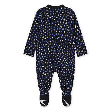 Newborn Baby Girls Nike Essentials All-Over Print One-Piece Coverall