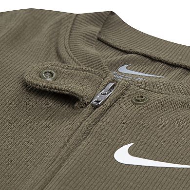 Newborn Baby Nike Ribbed One-Piece Coverall