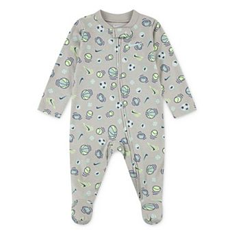Newborn Baby Nike Sportball All-Over Print Coverall