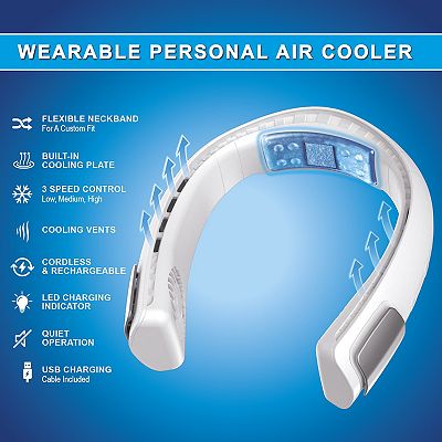 Arctic Air Freedom Touch Wearable Personal Air Cooler
